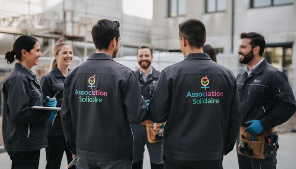 Flocage veste de travail avec logo d'association : la personnalisation au service du collectif